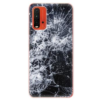 Odolné silikonové pouzdro iSaprio - Cracked - Xiaomi Redmi 9T