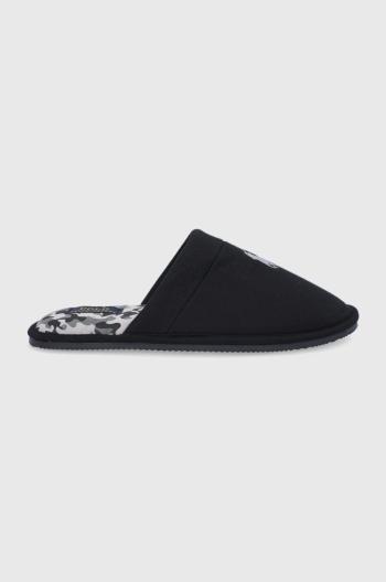 Pantofle Polo Ralph Lauren Klarence černá barva