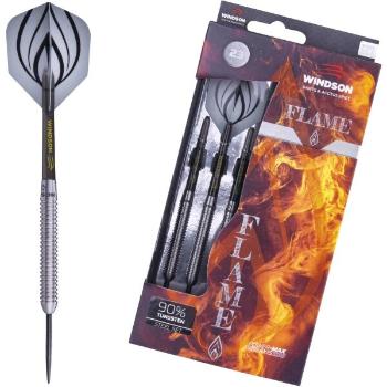 Windson FLAME 23 G TUNGSTEN STEEL SET Set wolframových šipek s ostrými hroty, šedá, velikost