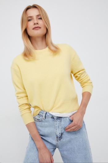 Vlněný svetr Polo Ralph Lauren dámský, žlutá barva, lehký