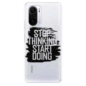 Odolné silikonové pouzdro iSaprio - Start Doing - black - Xiaomi Poco F3