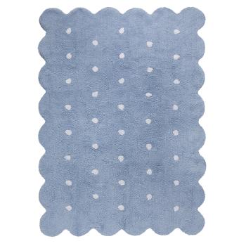 Lorena Canals koberce Bio koberec kusový, ručně tkaný Biscuit Blue - 120x160 cm Modrá