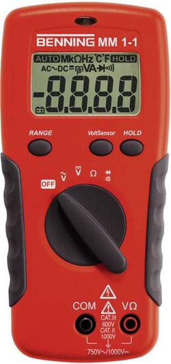 Digitální multimetr Benning MM 1-1, 0,1 Ω - 20 MΩ