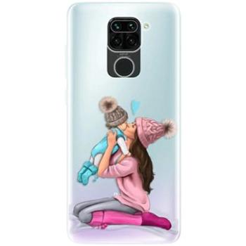 iSaprio Kissing Mom - Brunette and Boy pro Xiaomi Redmi Note 9 (kmbruboy-TPU3-XiNote9)