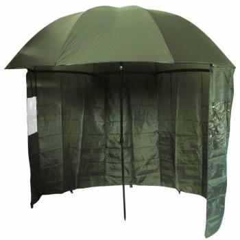 NGT Brolly Green Brolly with Zip on Side Sheet 45''