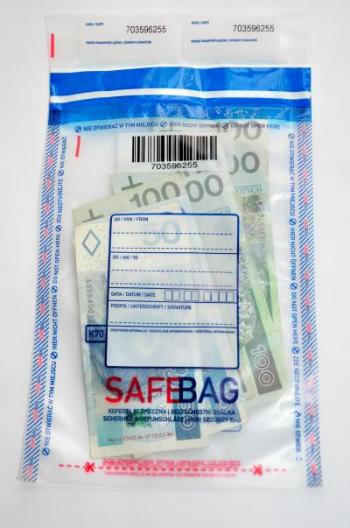 Obálka Safebag 321x470+klopa 40mm transparentní