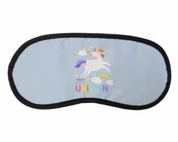 Maska na spaní - škraboška Flying unicorn