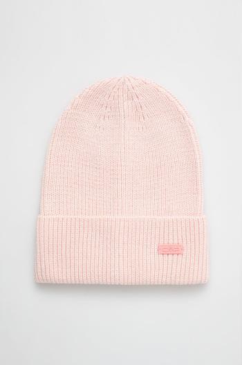 Čepice CMP růžová barva, z tenké pleteniny