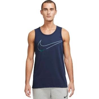 Nike M NK DF TANK 6/1 GFX Pánské tílko, tmavě modrá, velikost S