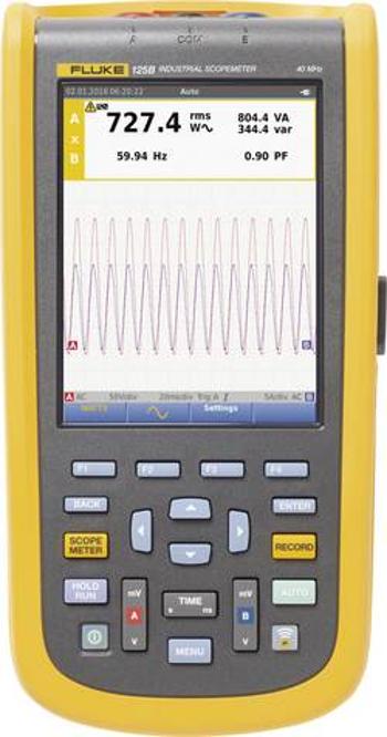 Ruční osciloskop Fluke 125B/EU, 40 MHz, 2kanálový, funkce multimetru