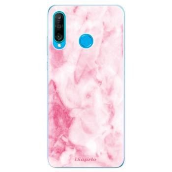 Odolné silikonové pouzdro iSaprio - RoseMarble 16 - Huawei P30 Lite