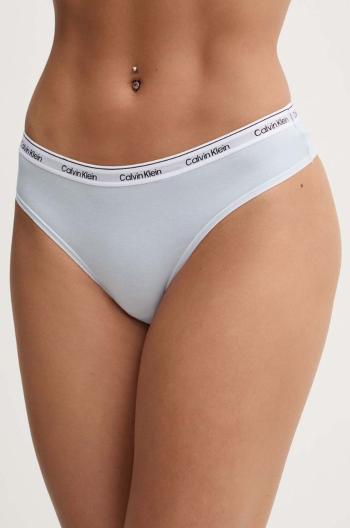 Kalhotky brazilky Calvin Klein Underwear modrá barva, 000QD5246E