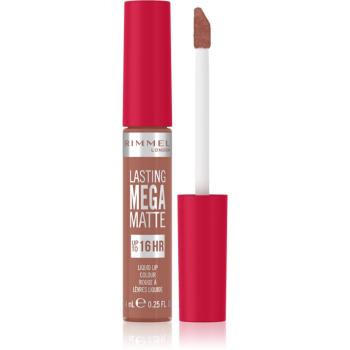 Rimmel Lasting Mega Matte lehká tekutá matná rtěnka 16h odstín Be My Baby 7,4 ml