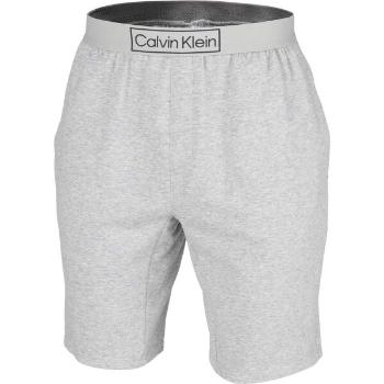 Calvin Klein REIMAGINED HER SHORT Pánské šortky na spaní, šedá, velikost L