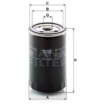 MANN-FILTER W719/4 (W719/4)