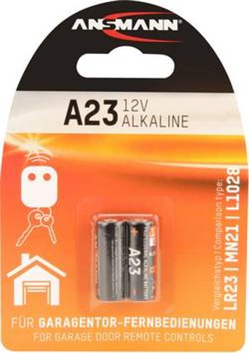 Speciální typ baterie 23 A alkalicko-manganová, Ansmann LR23, 12 V, 2 ks