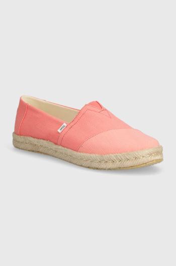 Espadrilky Toms Alpargata Rope 2.0 růžová barva, 10020709