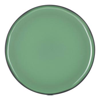 Servírovací talíř kulatý mátový Mint CARACTERE REVOL