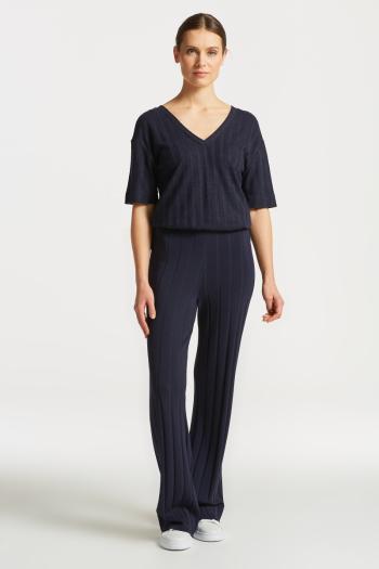 KALHOTY GANT RIB KNIT PANT modrá M