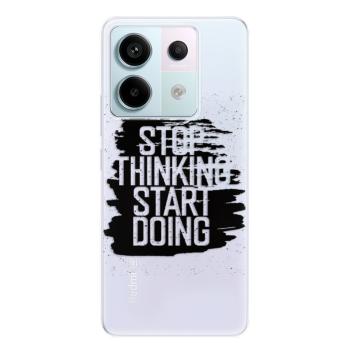 Odolné silikonové pouzdro iSaprio - Start Doing - black - Xiaomi Redmi Note 13 Pro 5G / Poco X6 5G