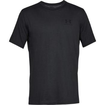 Under Armour Pánské triko Sportstyle Left Chest SS, Černá, M