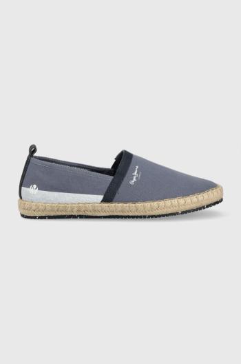 Espadrilky Pepe Jeans TOURIST tmavomodrá barva, PMS10312