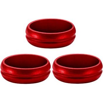 Mission F-Lock Rings - kroužky na násadky - 3 ks - red (216618)