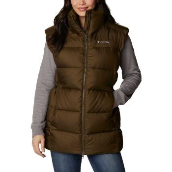 Columbia PUFFECT MID VEST Dámská vesta, khaki, velikost S