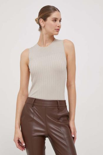 Top Calvin Klein dámský, béžová barva, K20K206183