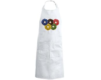Kuchyňská zástěra Donut olympics