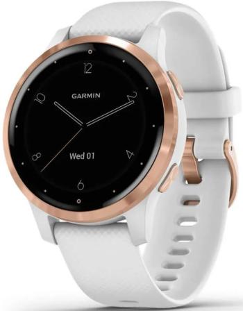 Garmin VívoActive4S RoseGold/White Band