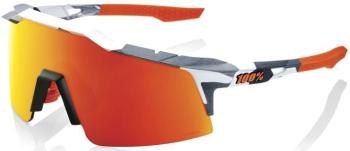 100% Speedcraft Sl - Soft Tact Grey Camo - HiPER Red Multilayer Mirror Lens uni