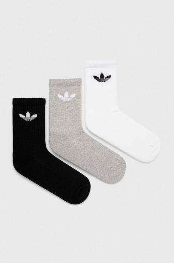 Ponožky adidas Originals 3-pack bílá barva, IJ5614