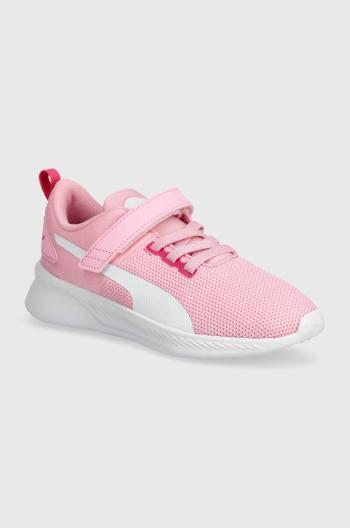 Dětské sneakers boty Puma Flyer Runner V PS růžová barva