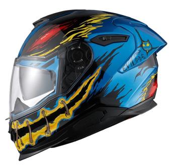 Nexx Y.100R Night Rider Sky Blue 2XL Přilba