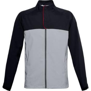 Under Armour Pánská nepromokavá bunda Stormproof Golf Rain Jacket, Šedá, S