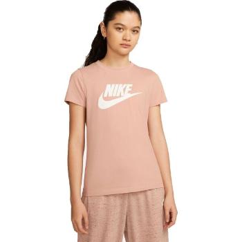 Nike NSW TEE ESSNTL ICON FUTURA Dámské tričko, oranžová, velikost L
