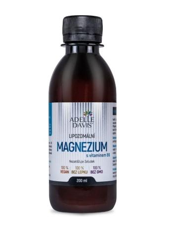 Adelle Davis Lipozomální Magnézium s vitamínem B6 200 ml