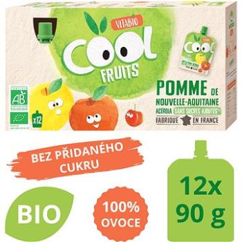 VITABIO Ovocné BIO kapsičky Cool Fruits jablko a acerola 12× 90 g (3288131654003)