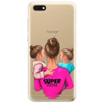 iSaprio Super Mama - Two Girls pro Honor 7S (smtwgir-TPU2-Hon7S)