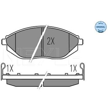 MEYLE Brzdové destičky přední (0252526817/W)