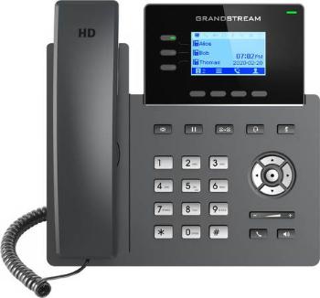 Grandstream GRP2603P SIP telefon, 2,48" LCD podsv. displej, 6 SIP účty, 2x1Gbit port, PoE, GRP2603P