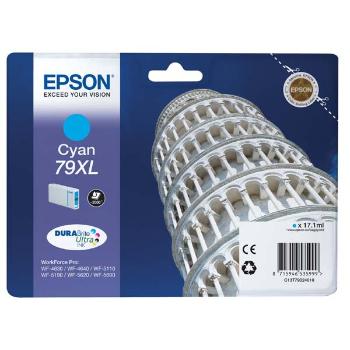 EPSON T7902 (C13T79024010) - originální cartridge, azurová, 17ml