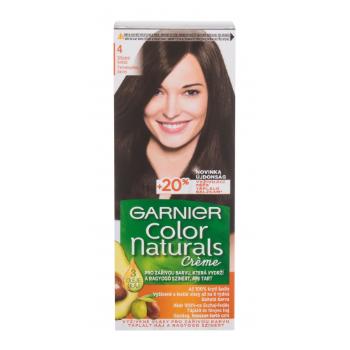 Garnier Color Naturals Créme 40 ml barva na vlasy pro ženy 4 Natural Brown na barvené vlasy; na všechny typy vlasů