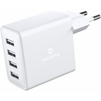 SÍŤOVÝ ADAP.4x USB 4A 20W Wh SWISSTEN