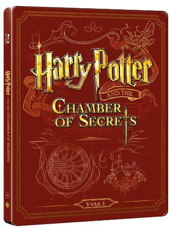 Harry Potter a tajemná komnata (BLU-RAY+DVD BONUS) - STEELBOOK
