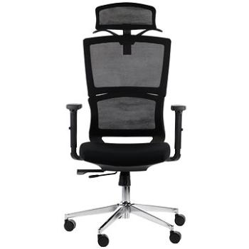 Otočná židle s prodlouženým sedákem TRENT BLACK (Stema_5903917404341)