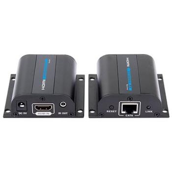 PremiumCord HDMI extender na 60m přes jeden kabel Cat6/Cat6a/Cat7 (khext60)