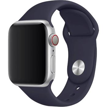 Fixed Silicone Strap pro Apple Watch 42/44/45mm - Set silikonových řemínků - kovově modrý