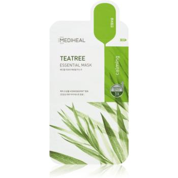 MEDIHEAL Essential Mask Teatree zklidňující plátýnková maska proti akné 27 ml